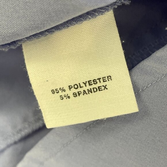 Express Womens 4 Purple Fitted Stretch Button Up Dress Shirt Long Sleeve Blouse - Picture 3 of 7